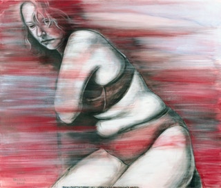 henk pasman contemporary pink paintings